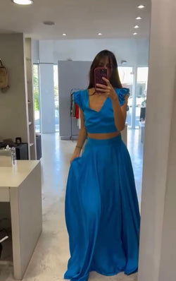 Blue sax 2 piece set