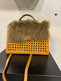 Serpui bag with fur